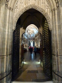 Doorway in Canterbury Cathedral.